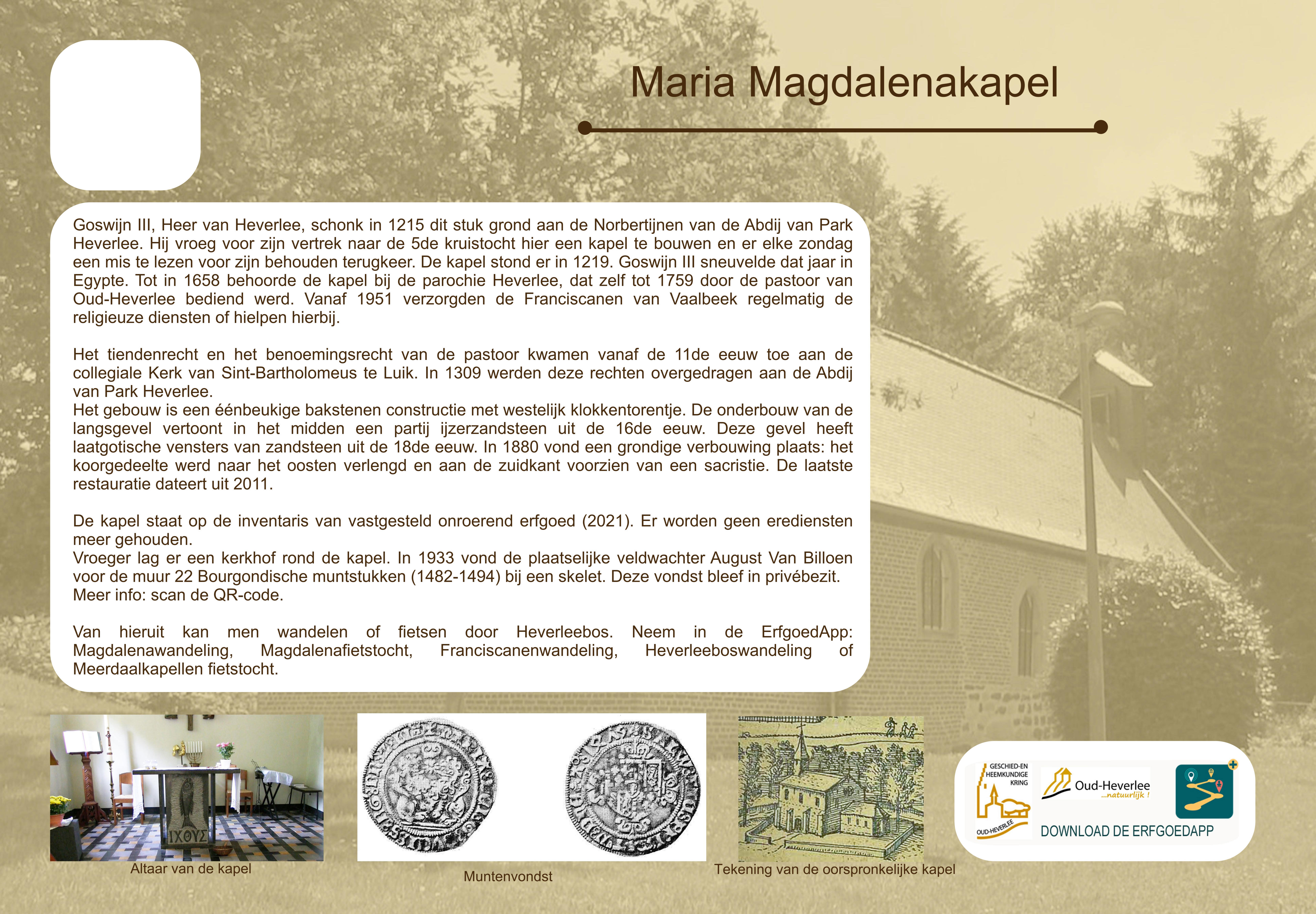 Erfgoedpaneel Vaalbeek Magdalenakapel