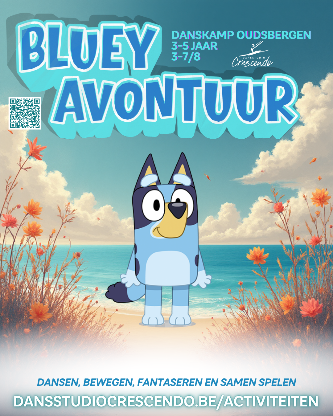 Bluey avontuur kamp
