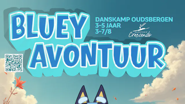 Bluey avontuur kamp