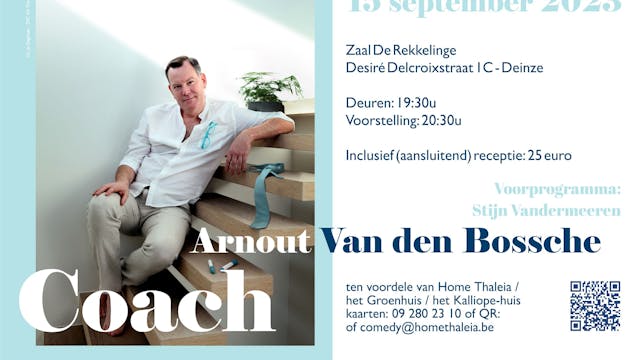 flyer Coach Arnout VDBossche 15sep23