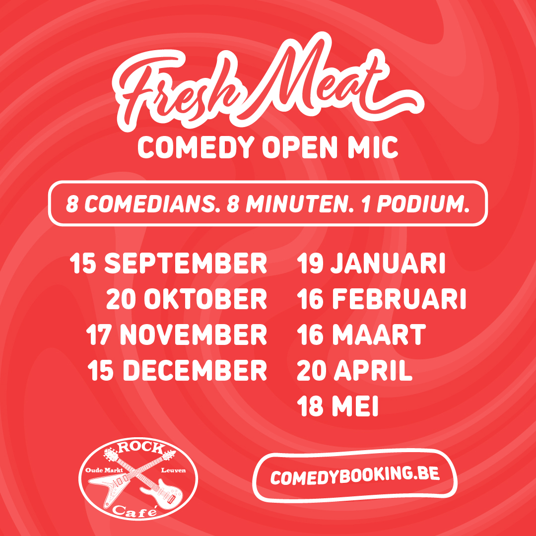 Fresh Meat Comedy Open Mic bij Rock Café in Leuven