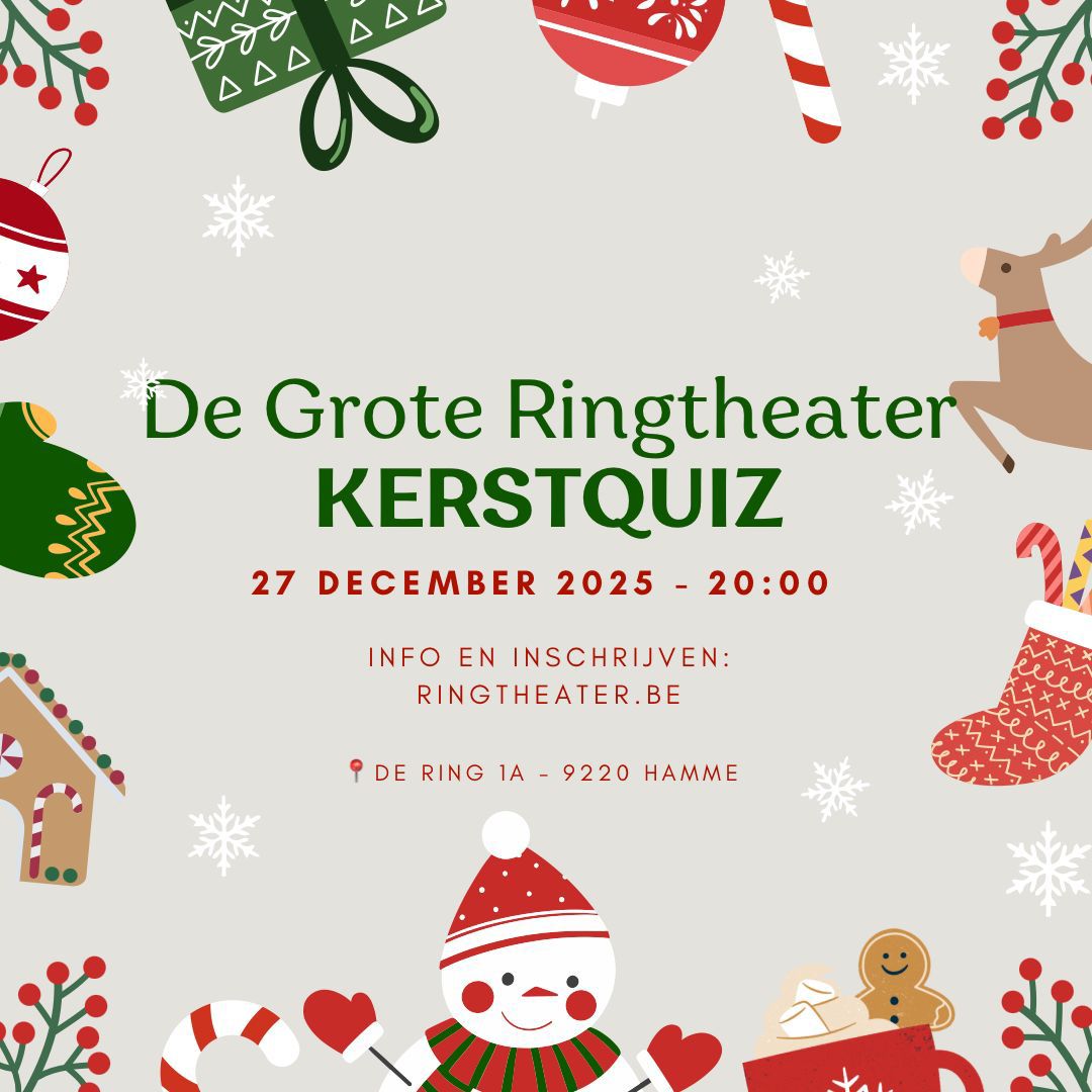 De Grote Ringtheater Kerstquiz