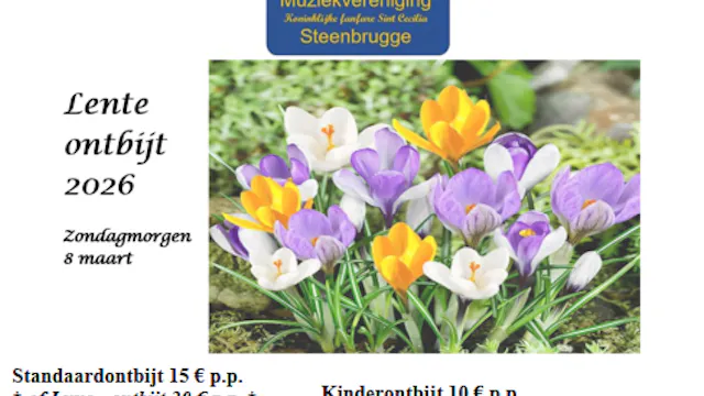 Lente ontbijt zondag 8 maart 2026