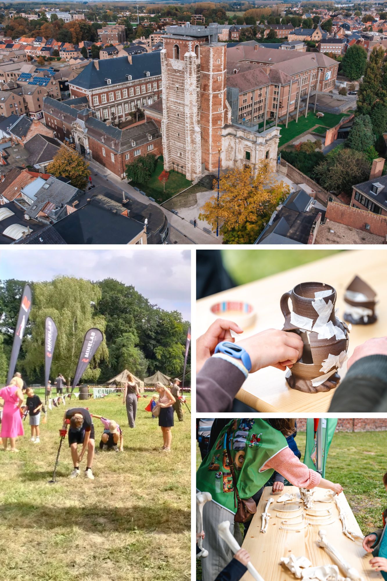 Activiteiten in de abdij tijdens de Archeologiedagen