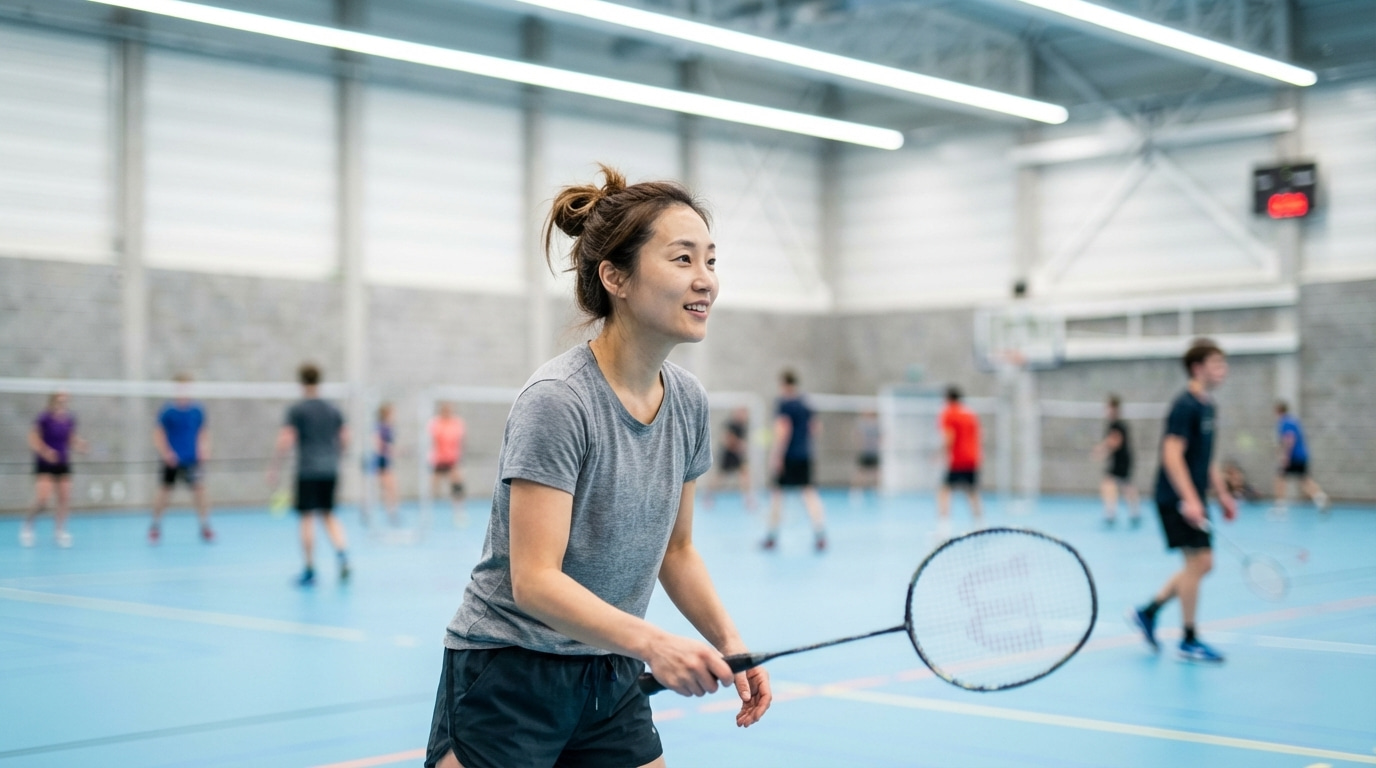 Klaar voor de badminton return