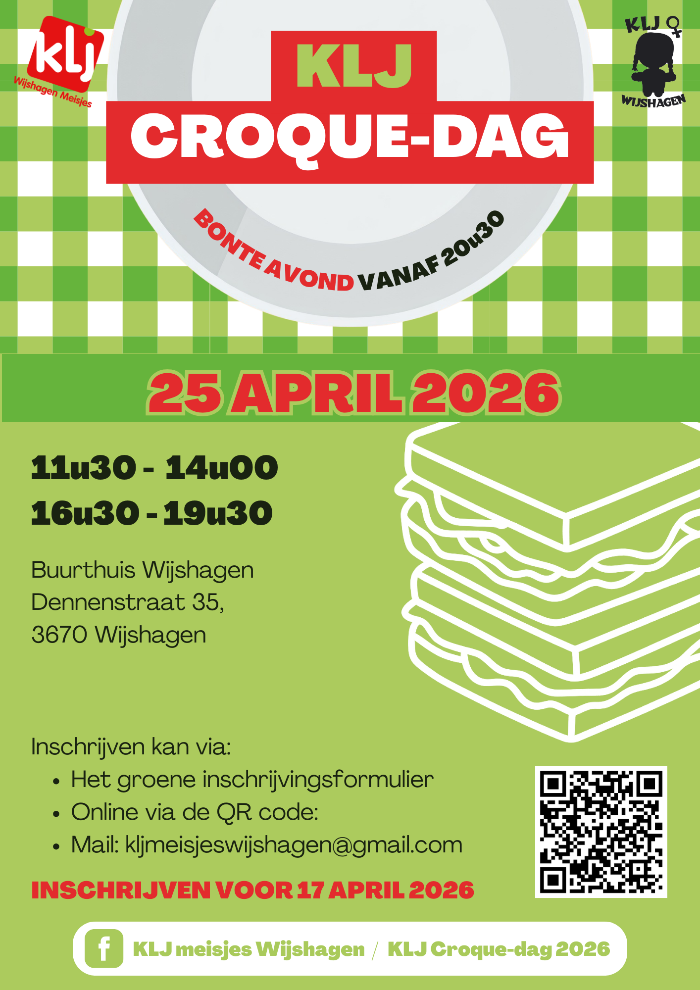 KLJ Meisjes Wijshagen Croque-dag 2026