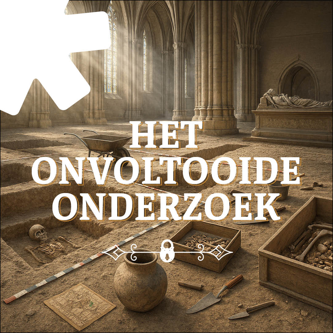 Campagnebeeld Het onvoltooide Onderzoek. Escape room archeologie