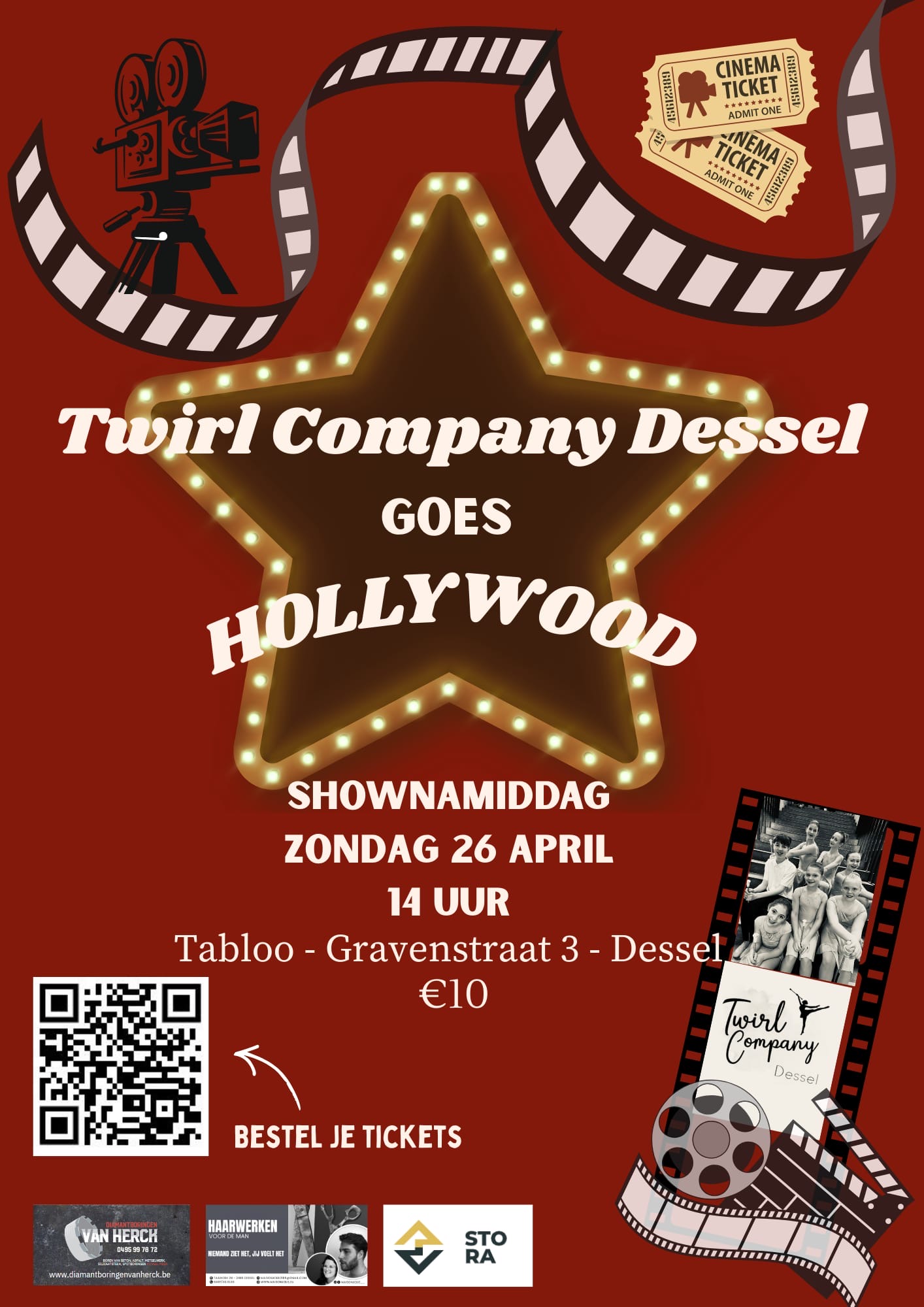 Onze atleten geven het beste van zichzelf op de shownamiddag!