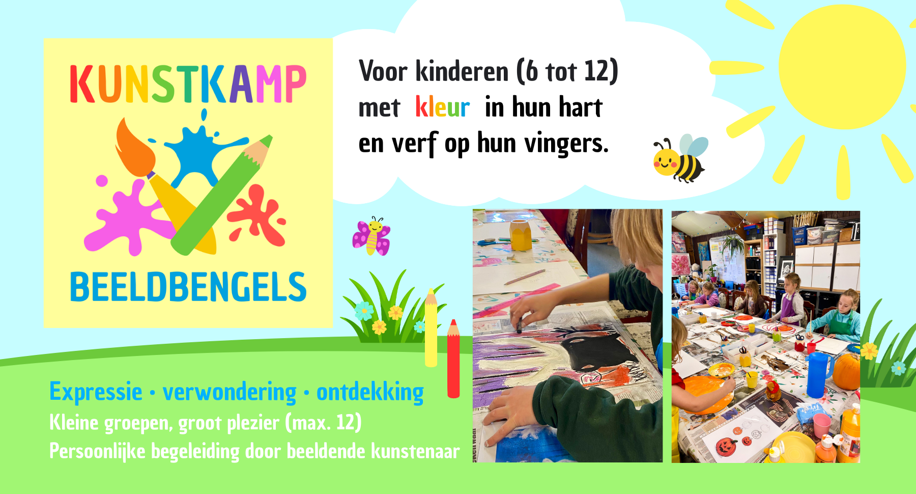Reclame Kunstkamp BEELDBENGELS Pasen