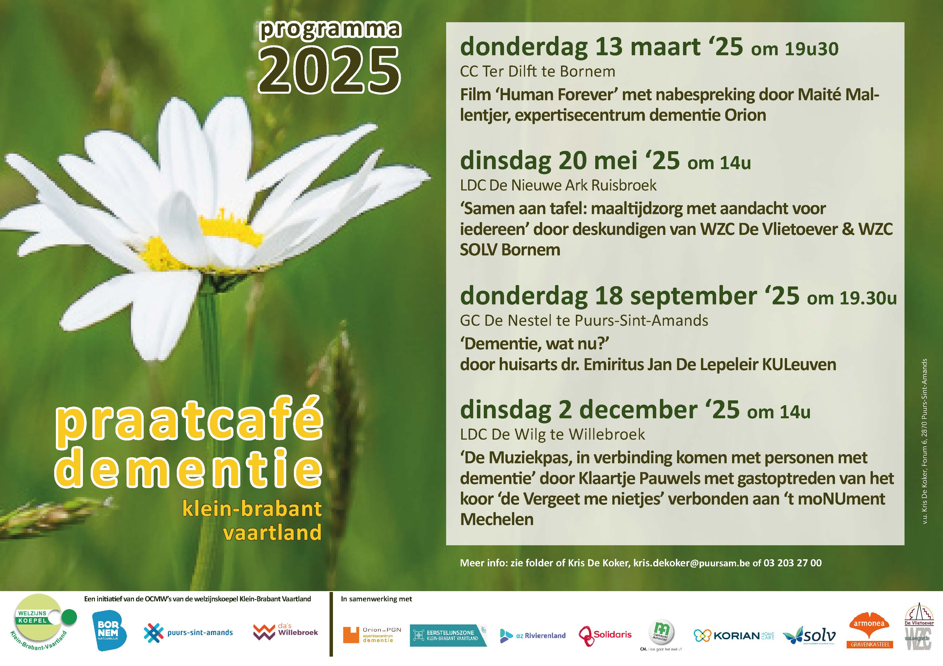 affiche praatcafé dementie 2025