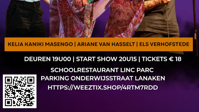 Affiche Comedy Night VZW Hellp