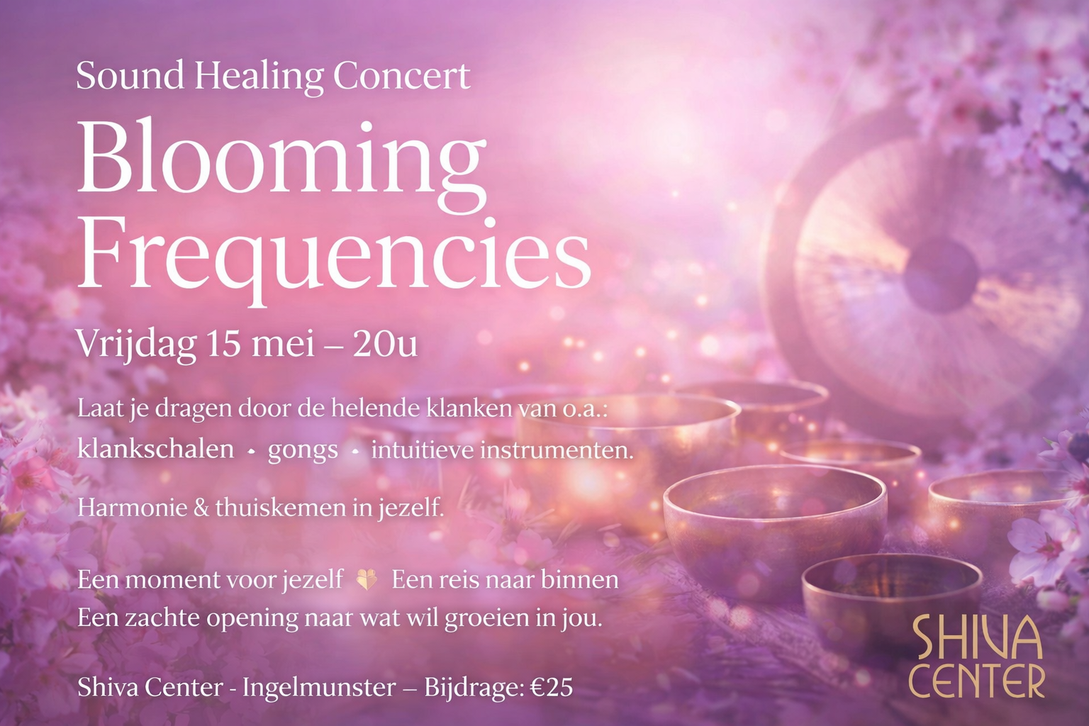 Afbeelding voor evenement Sound Healing Concert - Blooming Frequencies