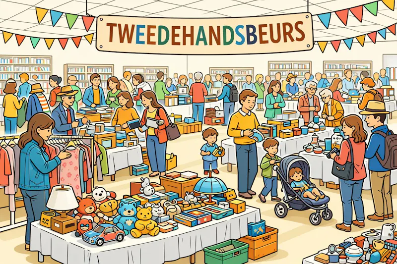 Tweedehandsbeurs - tafelverkoop