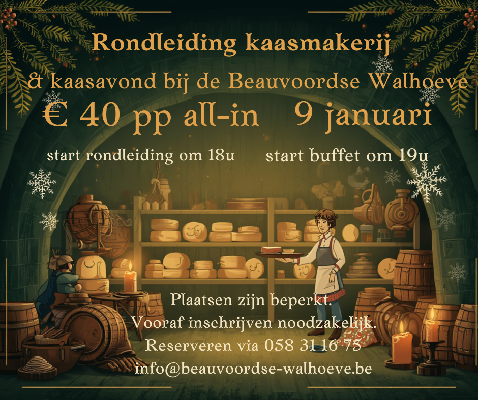 Rondleiding en kaasavond 