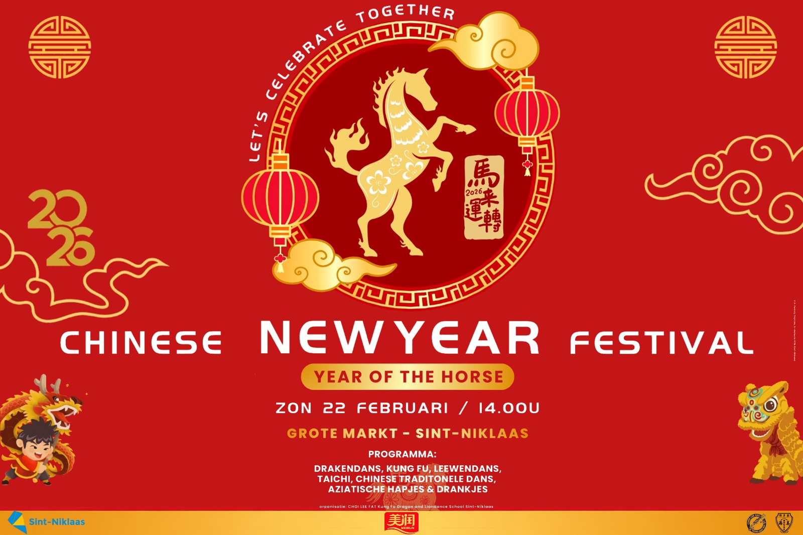 Chinees nieuwjaarsfeest 2026 Sint-Niklaas