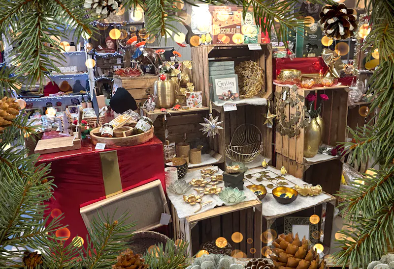 Geschenkenbeurs en workshops, hapjes en drankjes