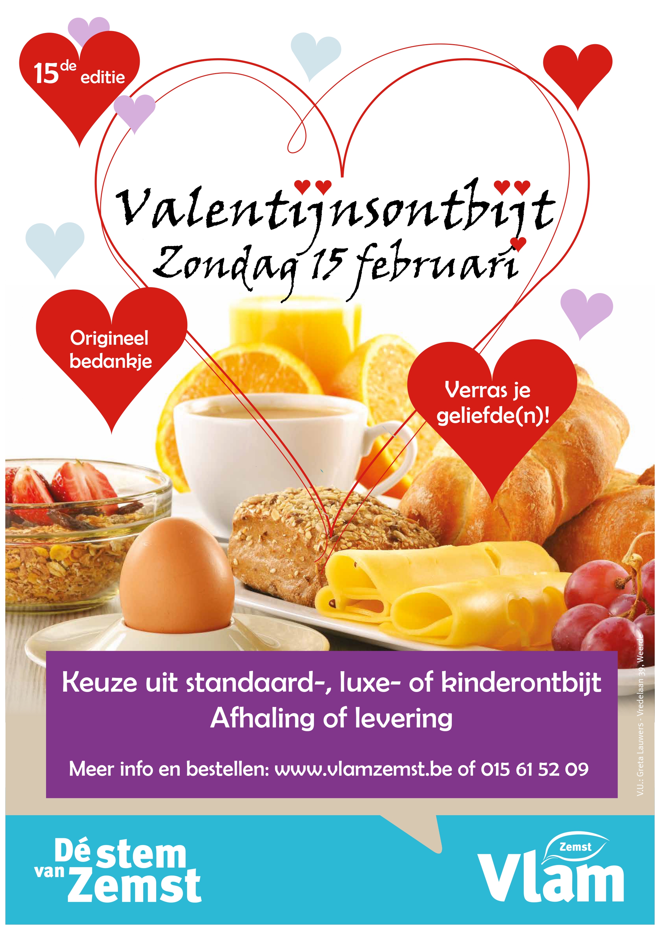 Valentijnsontbijt