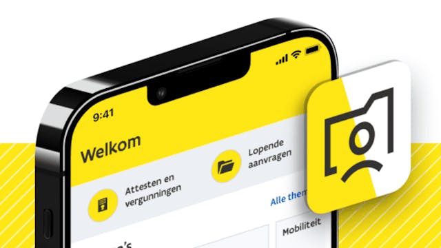 foto smartphone mijn burgerprofiel app