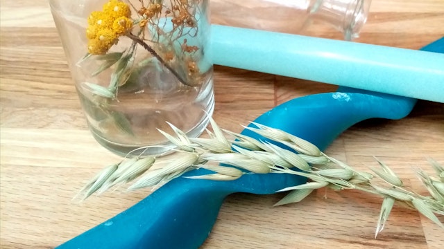 kaarsen & droogbloemen