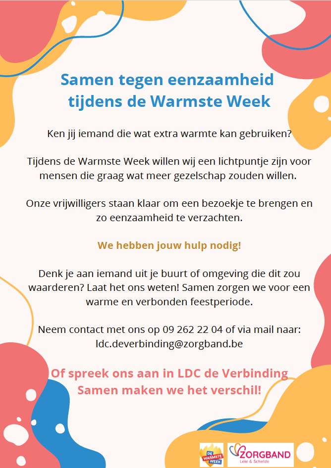 Oproep kerstbezoeken