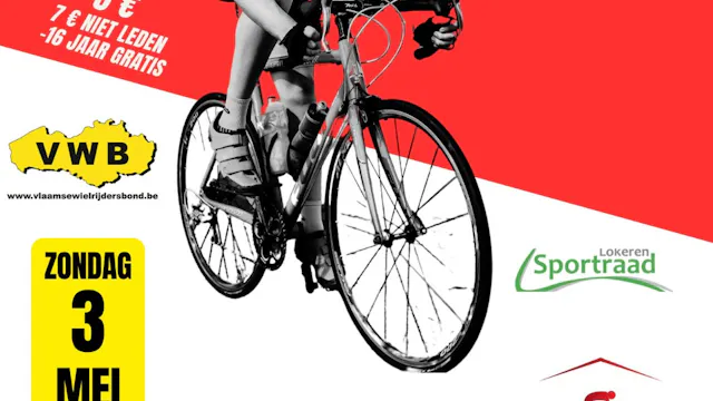 Recreatieve Weg-, MTB en gravelrit met verschillende afstanden.