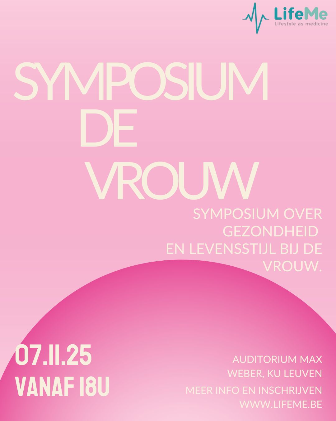 LifeMe symposium over gezondheid van de vrouw