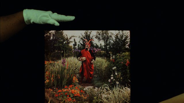 Katja Mater, film still uit Their Own Sweet Time, met beelden van Alphonse Van Besten uit de FOMU-collectie, 2025 © Katja Mater / courtesy LambdaLambdaLambda