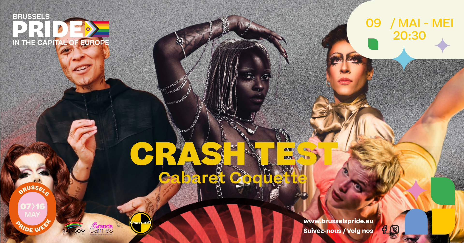 CRASH TEST : Cabaret Coquette - Brussels Pride Week