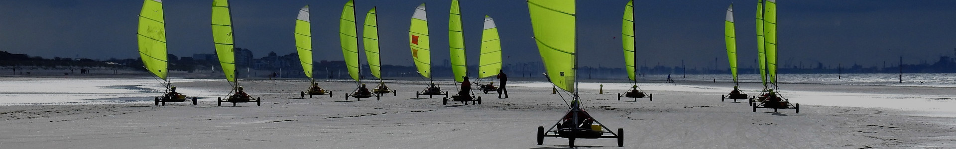 Groepsles zeilwagenrijden