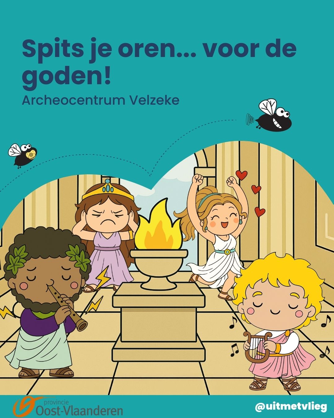Spits je oren...voor de goden!