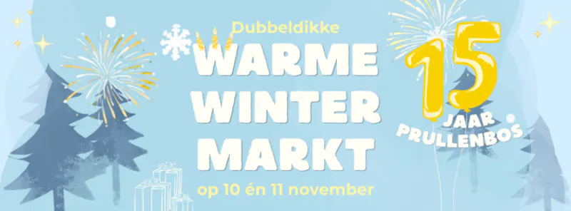 Dubbeldikke Warme Wintermarkt in Prullenbos