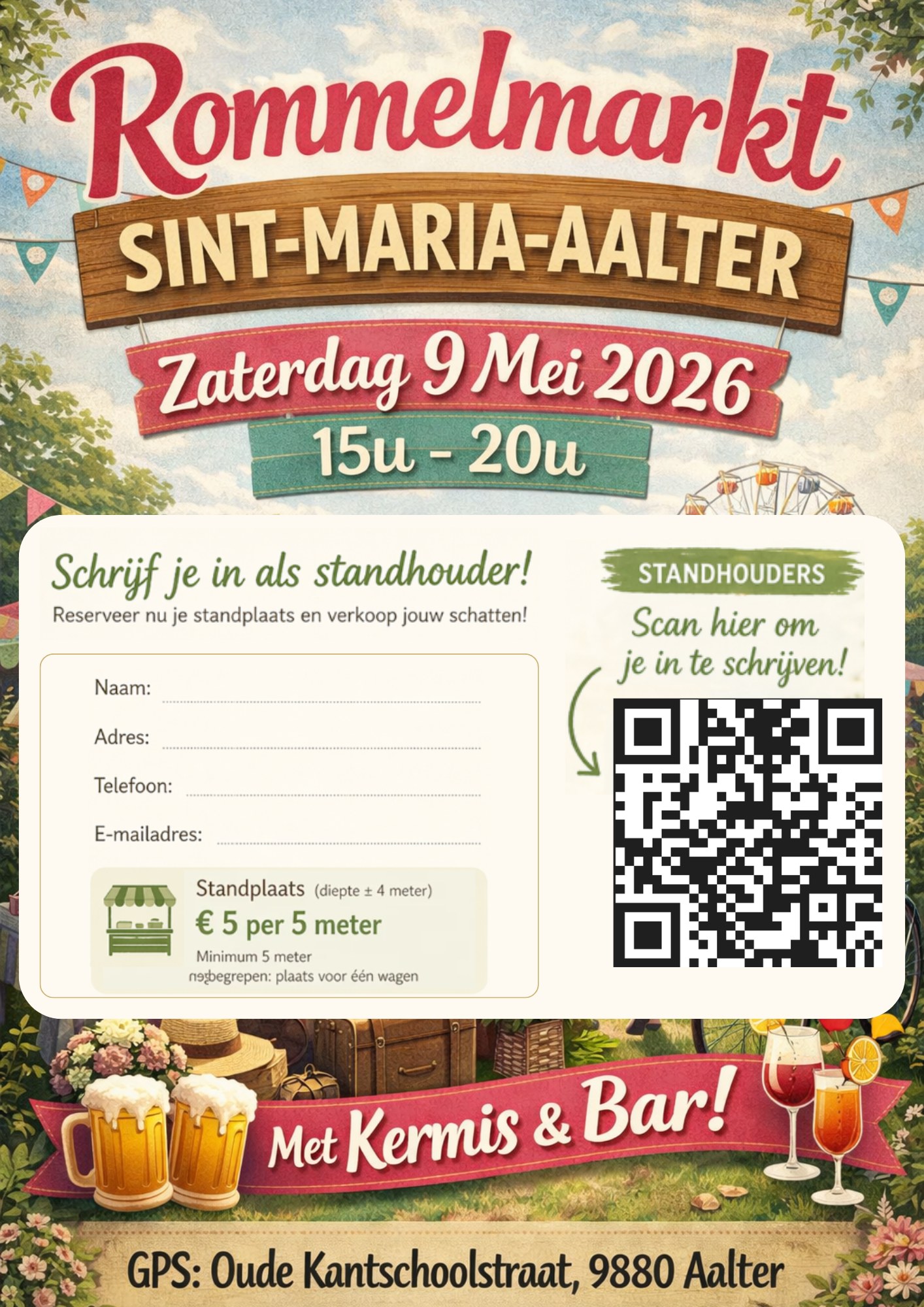 inschrijvingsformulier rommelmarkt