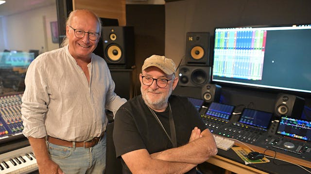 Fred Klee & Rocco Di Turi slaan de handen in elkaar voor een live-opname