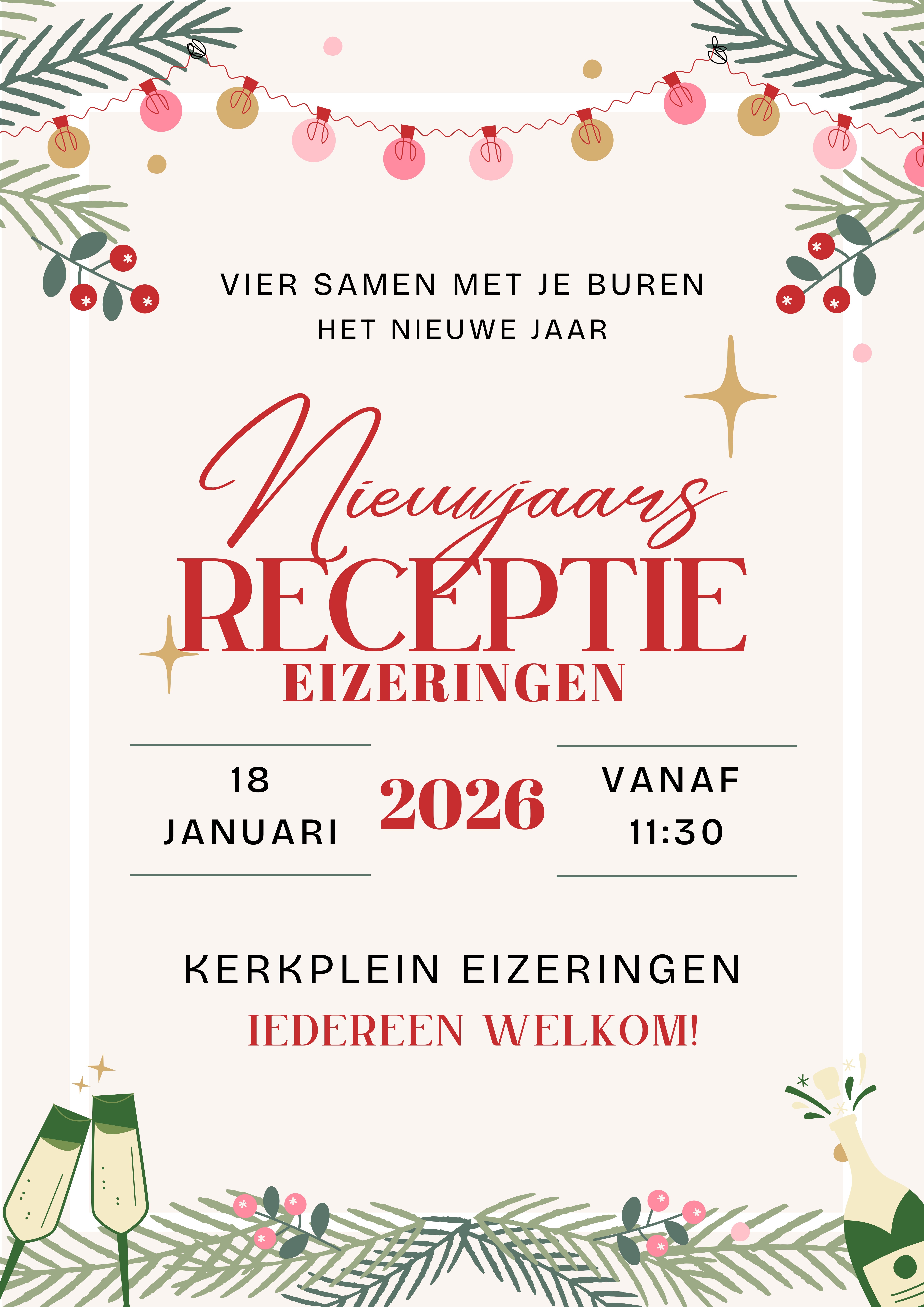 Nieuwjaarsreceptie 2026