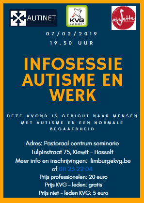 Infosessie autisme en werk