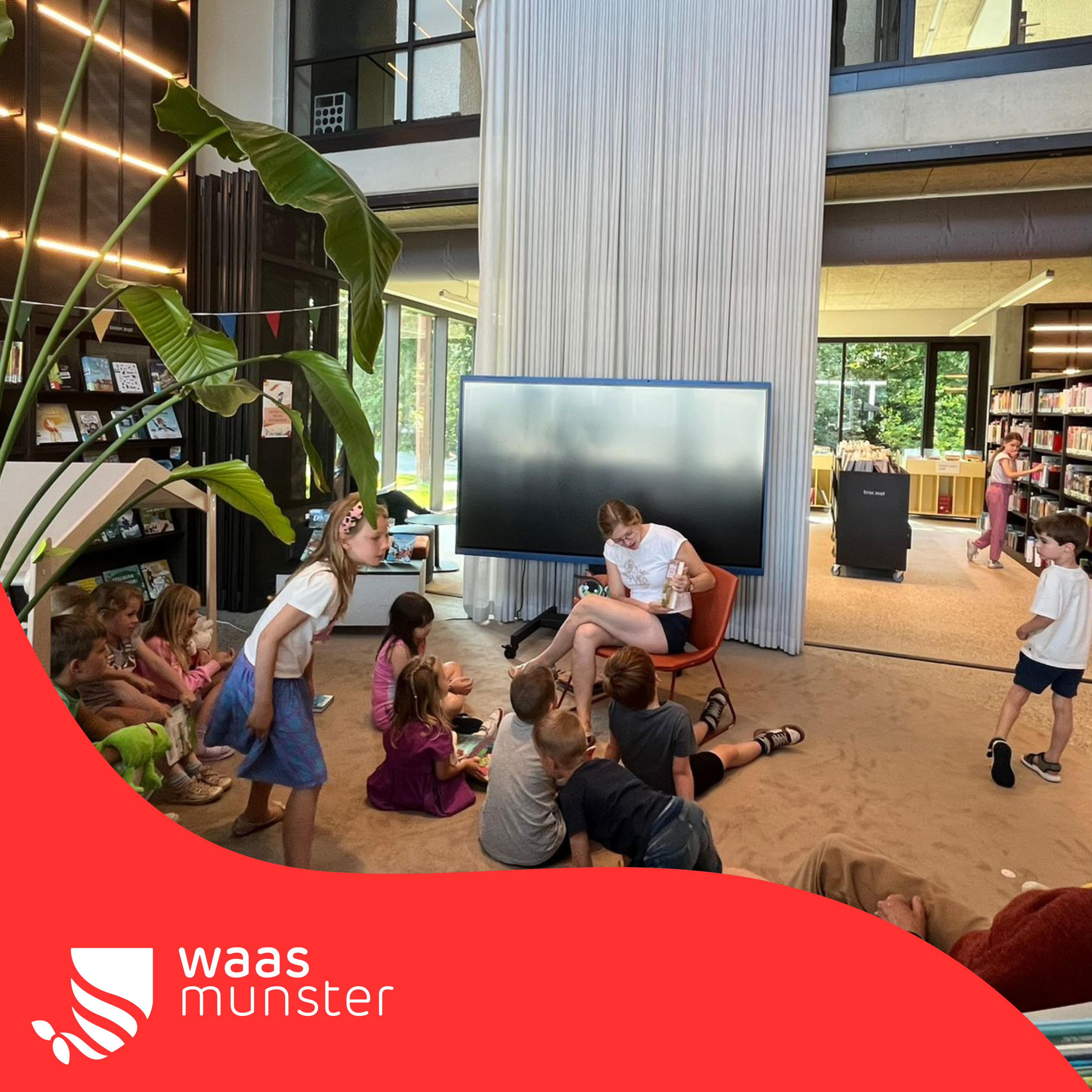 Voorleesnamiddag in de bib