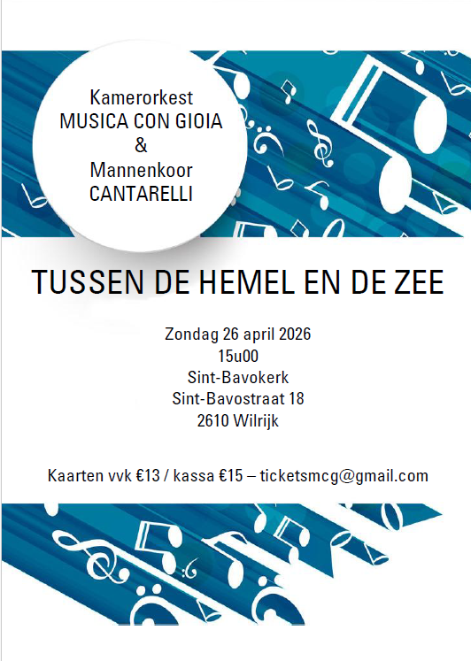 Affiche Tussen de Hemel en de Zee