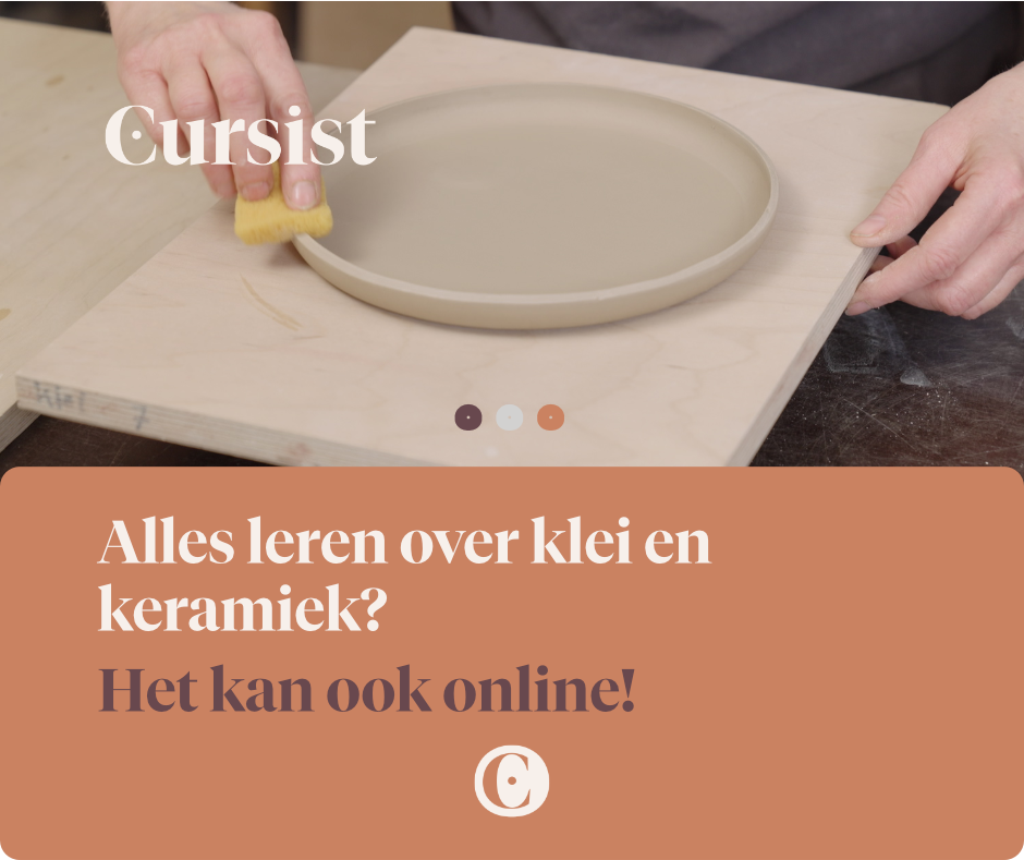 Alles leren over klei en keramiek? Het kan ook online!