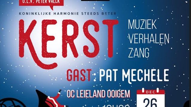 Affiche kerstconcert 2022