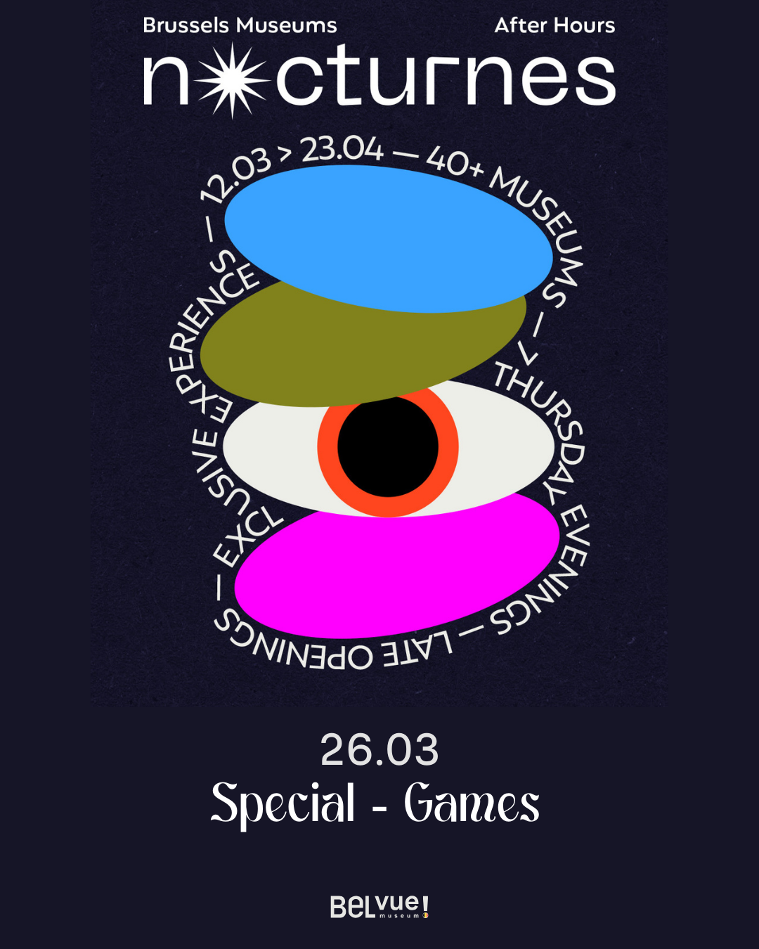 Nocturnes in het BELvue museum