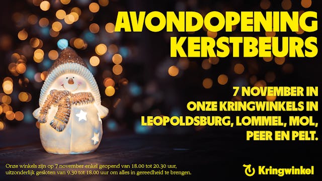 Avondopening Kerstbeurs 2025