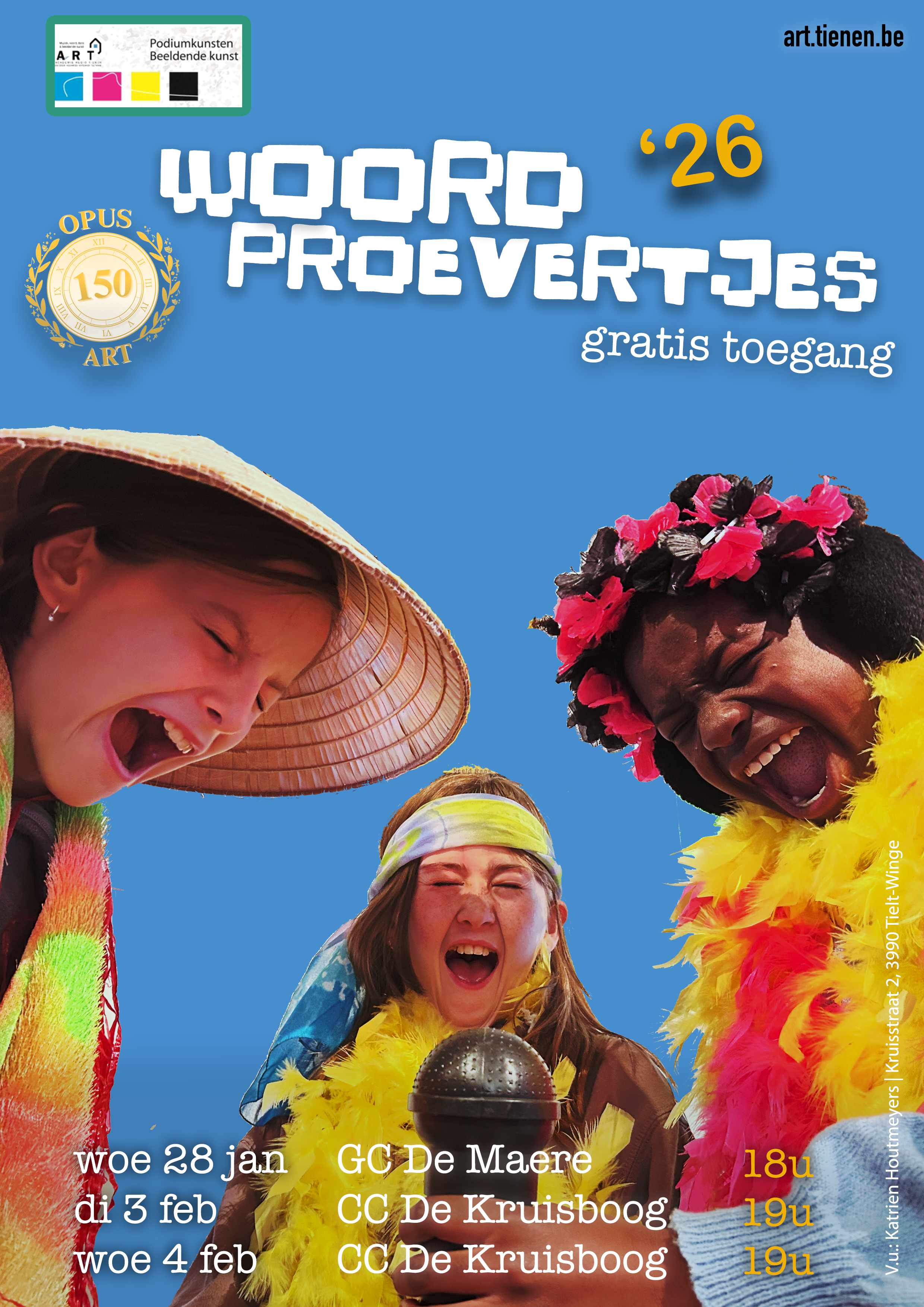 Affiche gillende kinderen