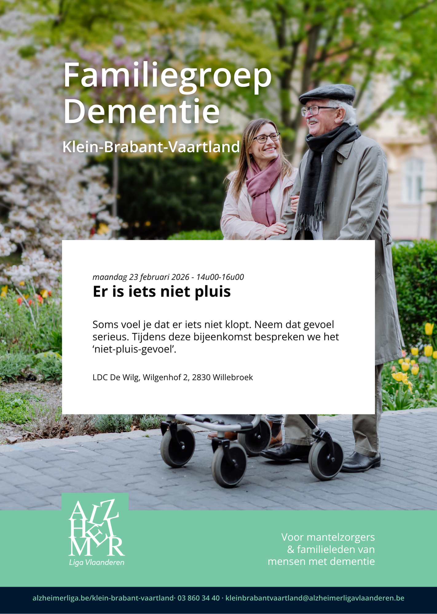 Familiegroep Dementie regio Klein-Brabant - Vaartland. 