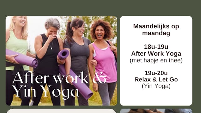 After work yoga