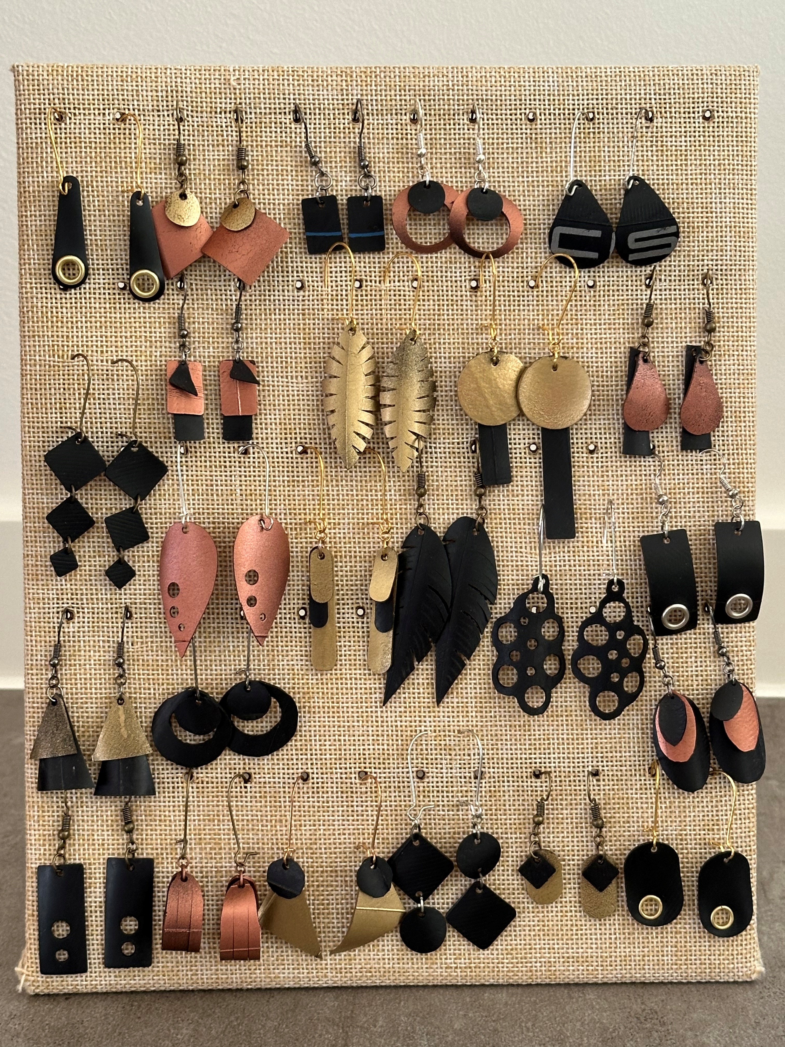 Sieraden met fietsbanden