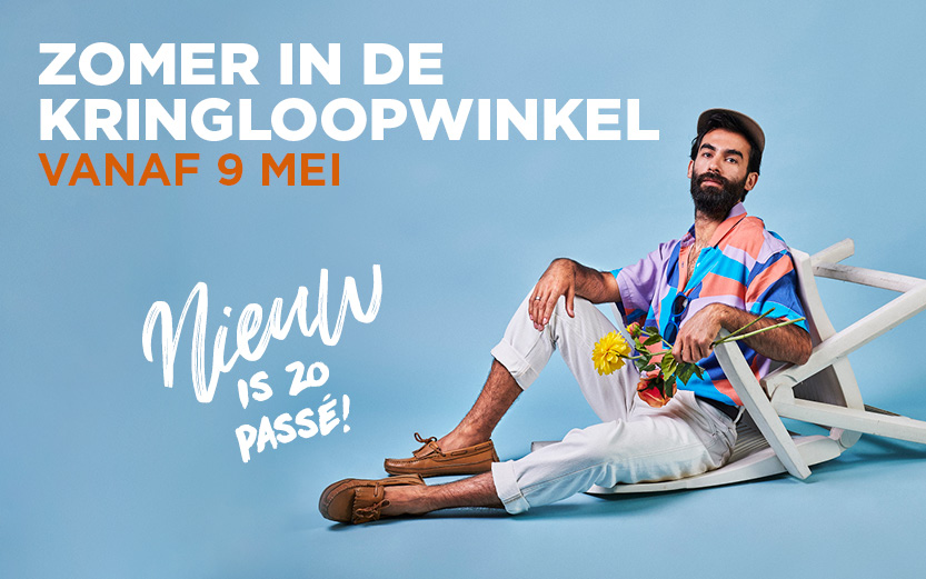 De zomer start in De Kringloopwinkel al op zaterdag 9 mei.
