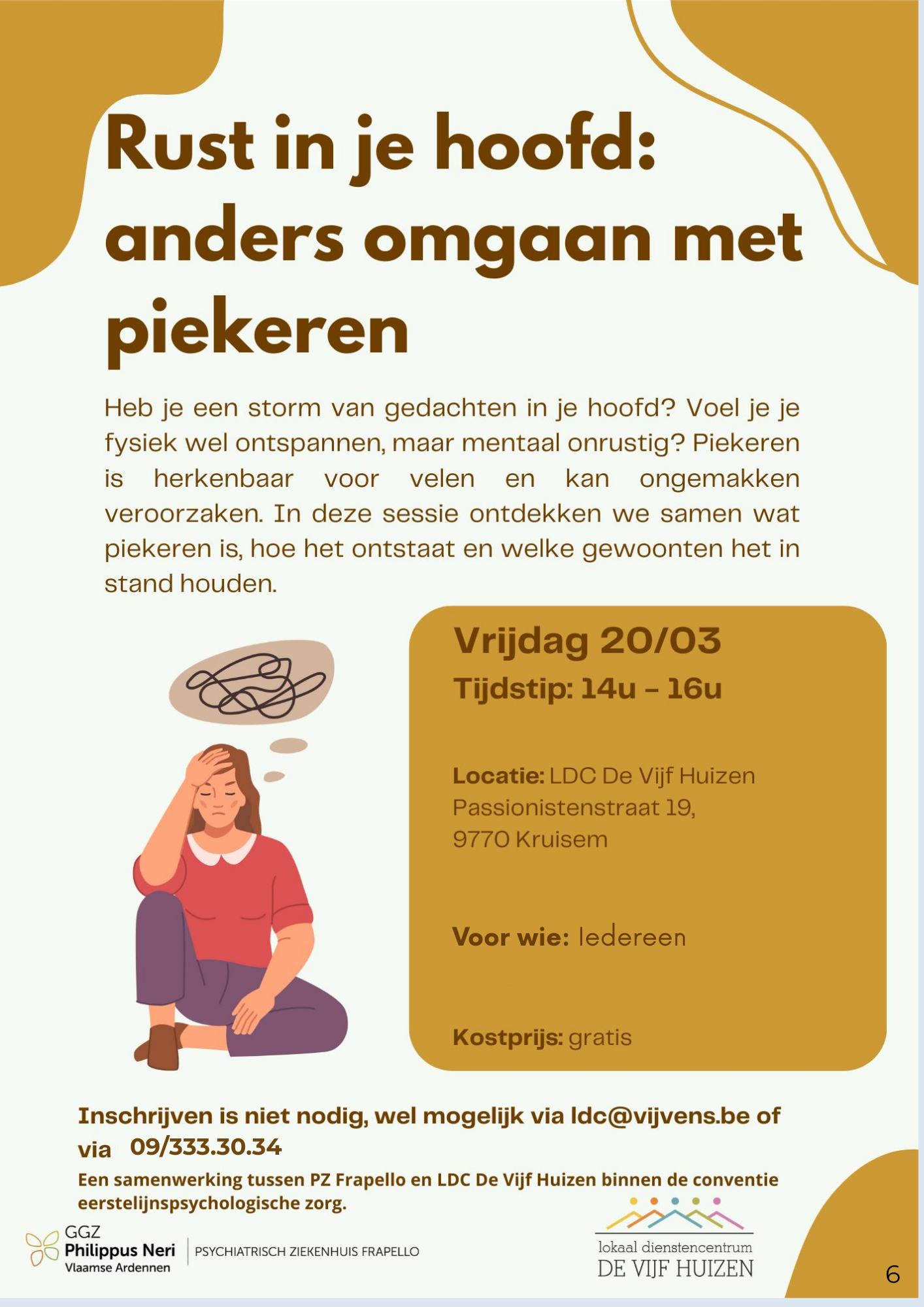 infosessie Piekeren