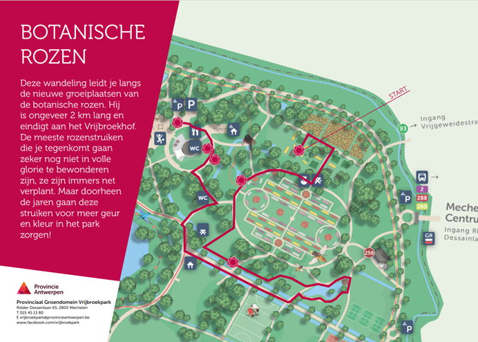 Rozenwandeling Vrijbroekpark
