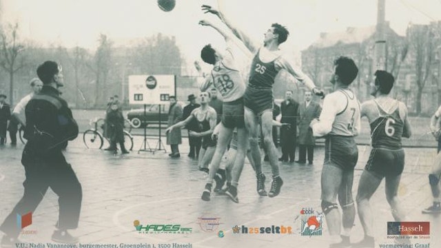 Affiche 70 Jaar Basket Hasselt