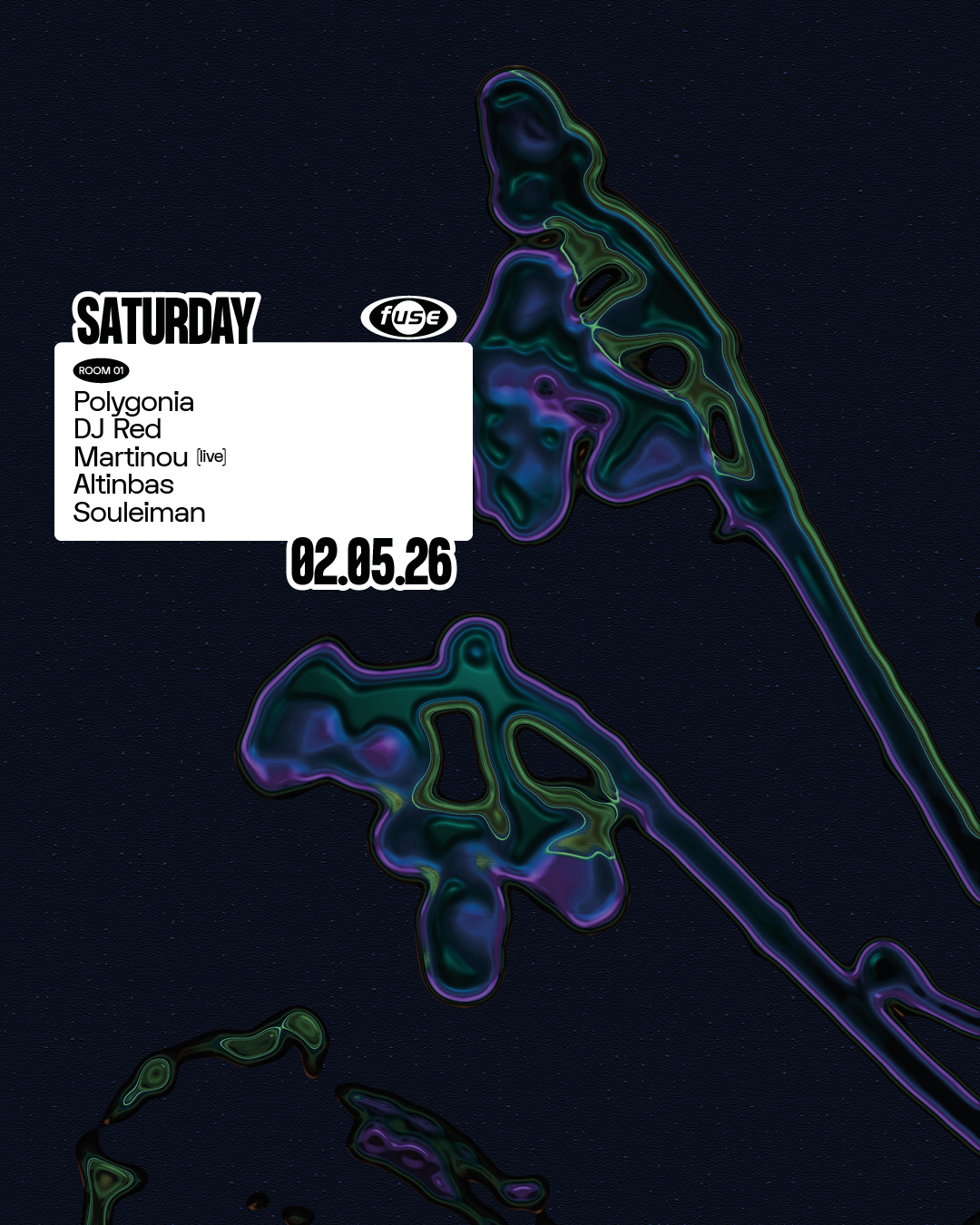 Fuse presents: Polygonia, DJ Red & Martinou (live)